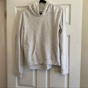 Abercrombie & Fitch SzM Ladies Gray Hoodie **No drawstring** Other than that!